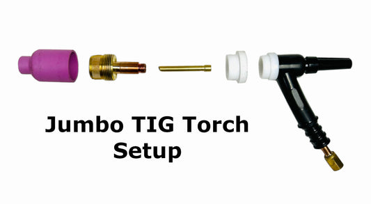 How to setup a jumbo tig torch.