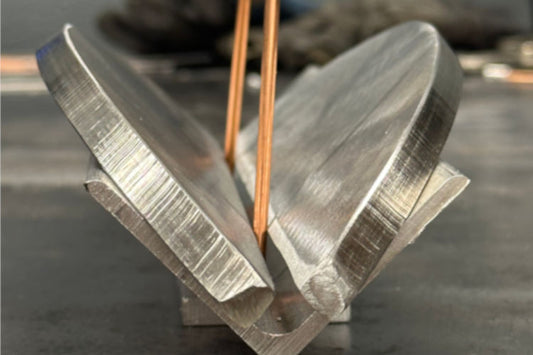 Outside corner joint fit up ready to weld.